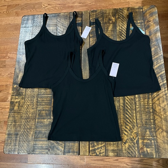 wild fable Tops - 3pk Wild Fable Black Tank Top stretch comfy fit